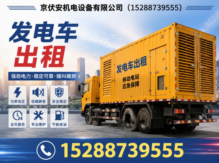 金华发电车租赁展示图