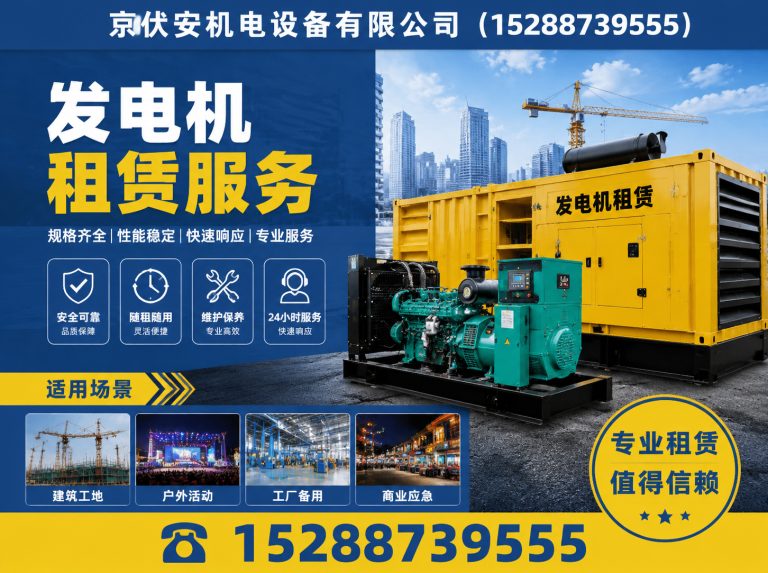 金华发电车出租展示图
